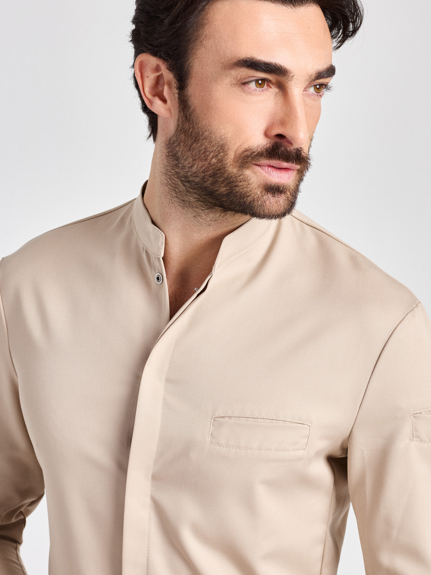 Kochjacke Vigo Man Care - beige